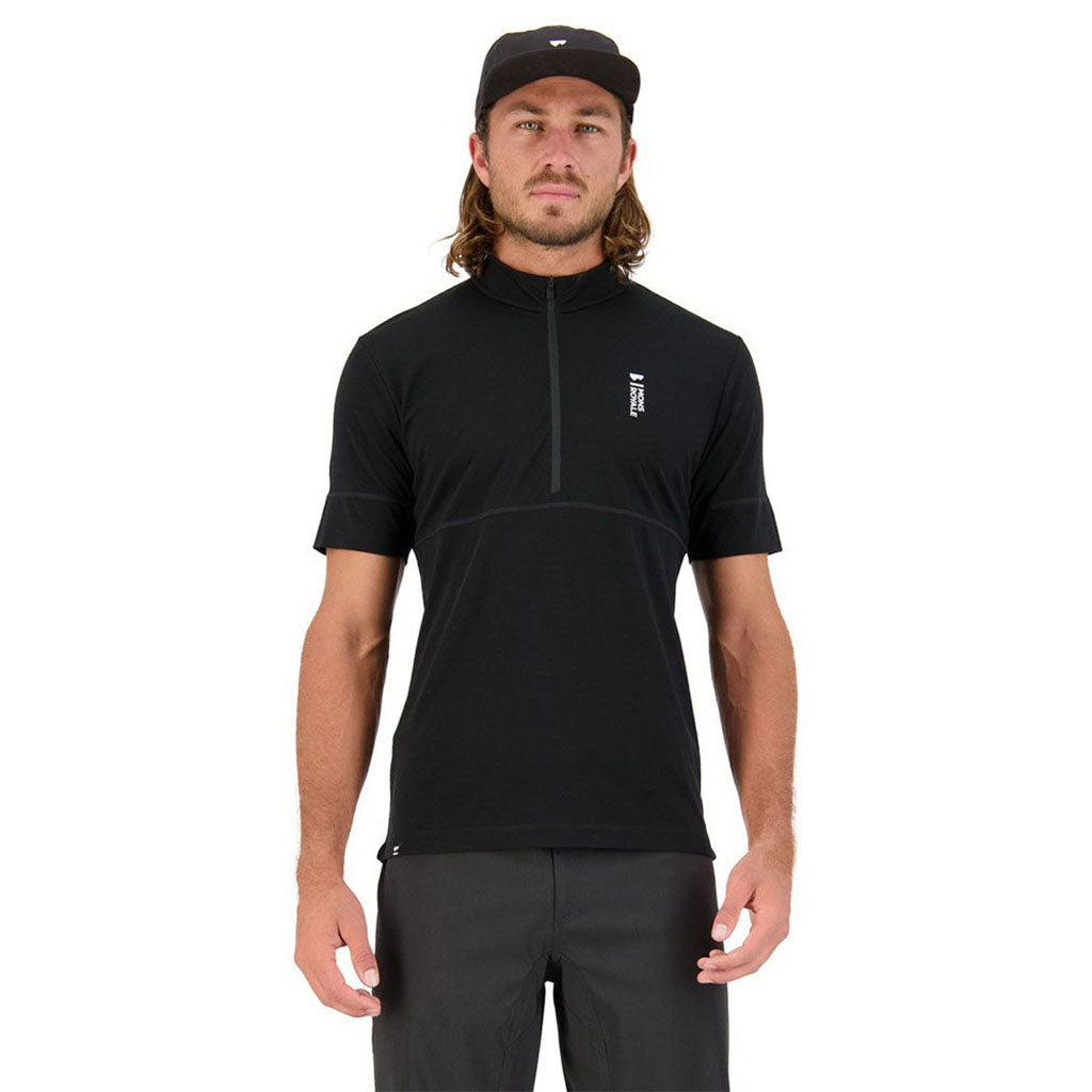Cadence Half Zip T Black
