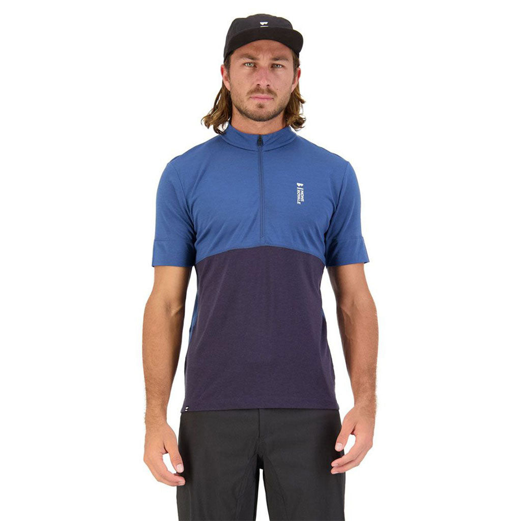 Cadence Half Zip T Dark Denim / 9 Iron