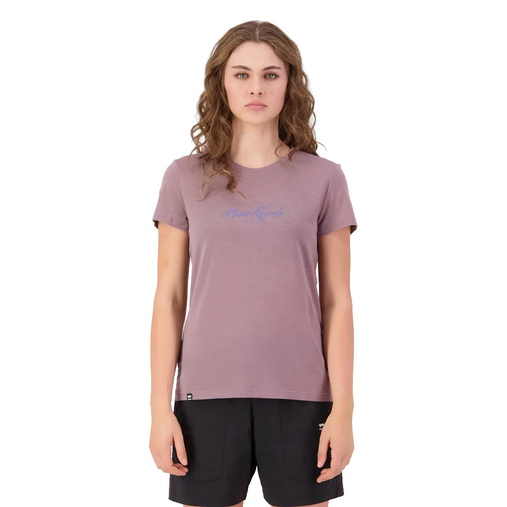 Icon Merino Classic T-Shirt - Dusty Mauve