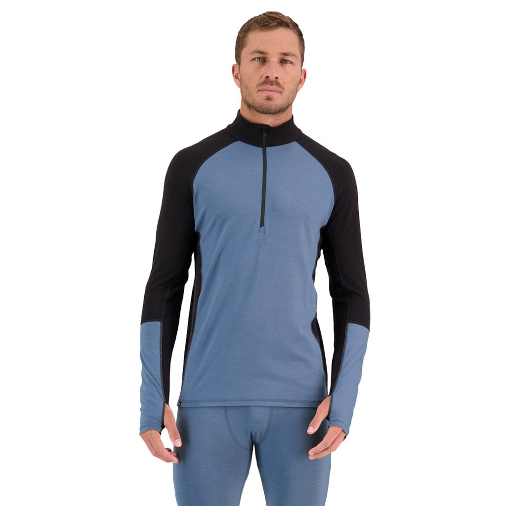 Olympus Half Zip - Blue Slate / Black