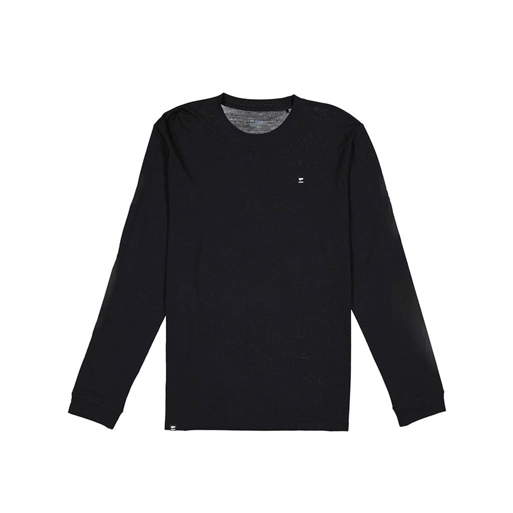 Mens Icon Merino Classic Long Sleeve Black