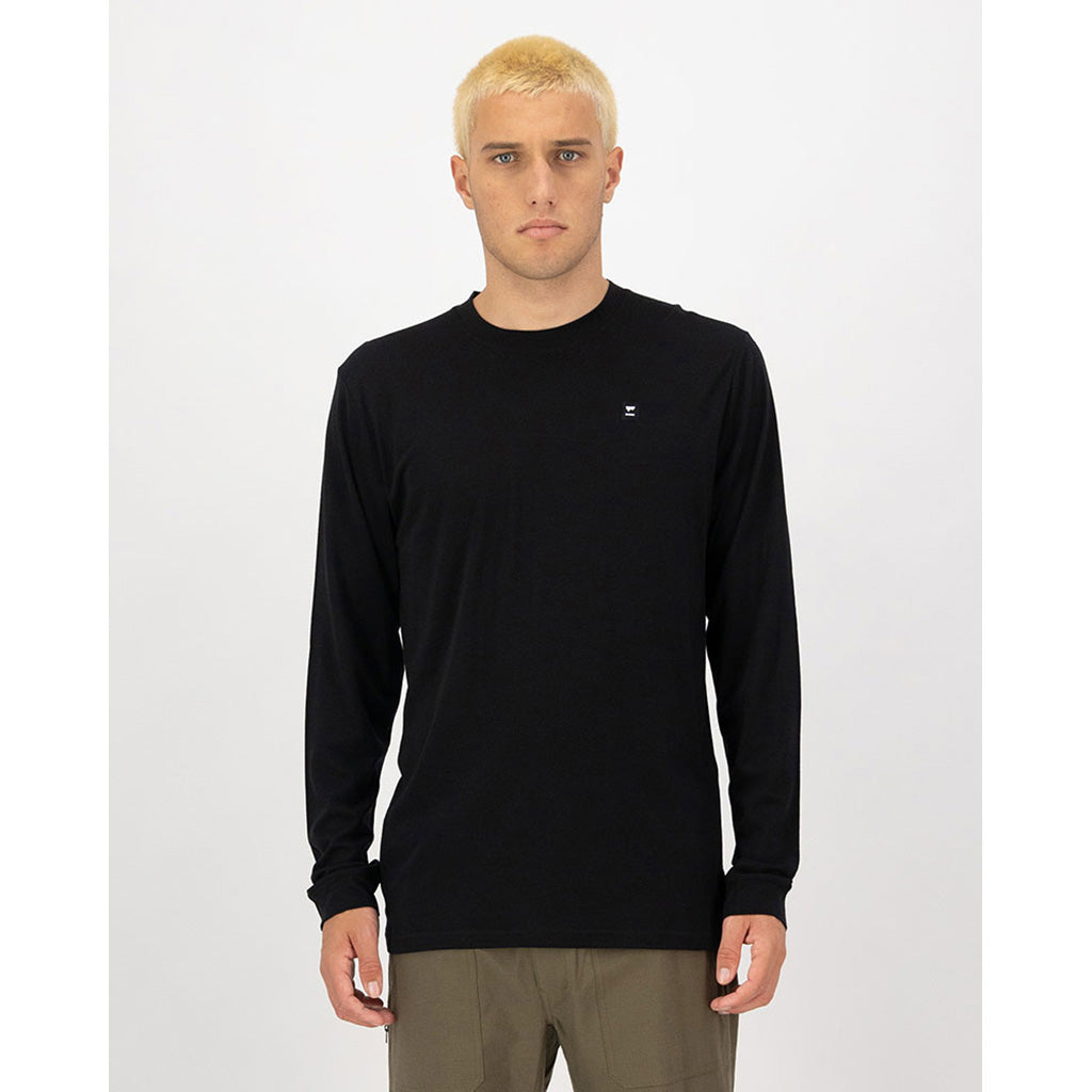 Mens Icon Merino Classic Long Sleeve Black
