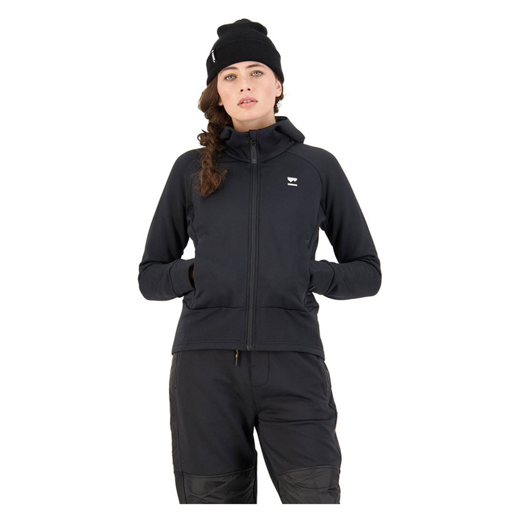 Nevis Wool Fleece Hood Black