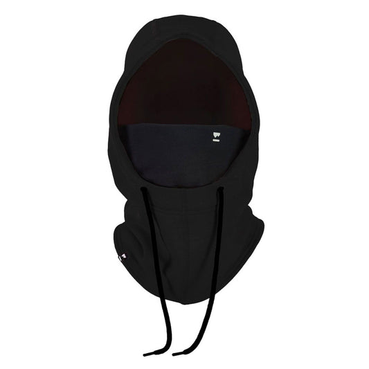 Decade Wool Fleece Hood Black