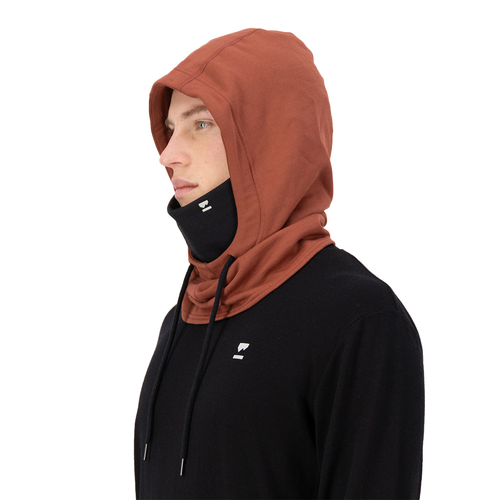 Decade Merino Fleece Hood - Sienna