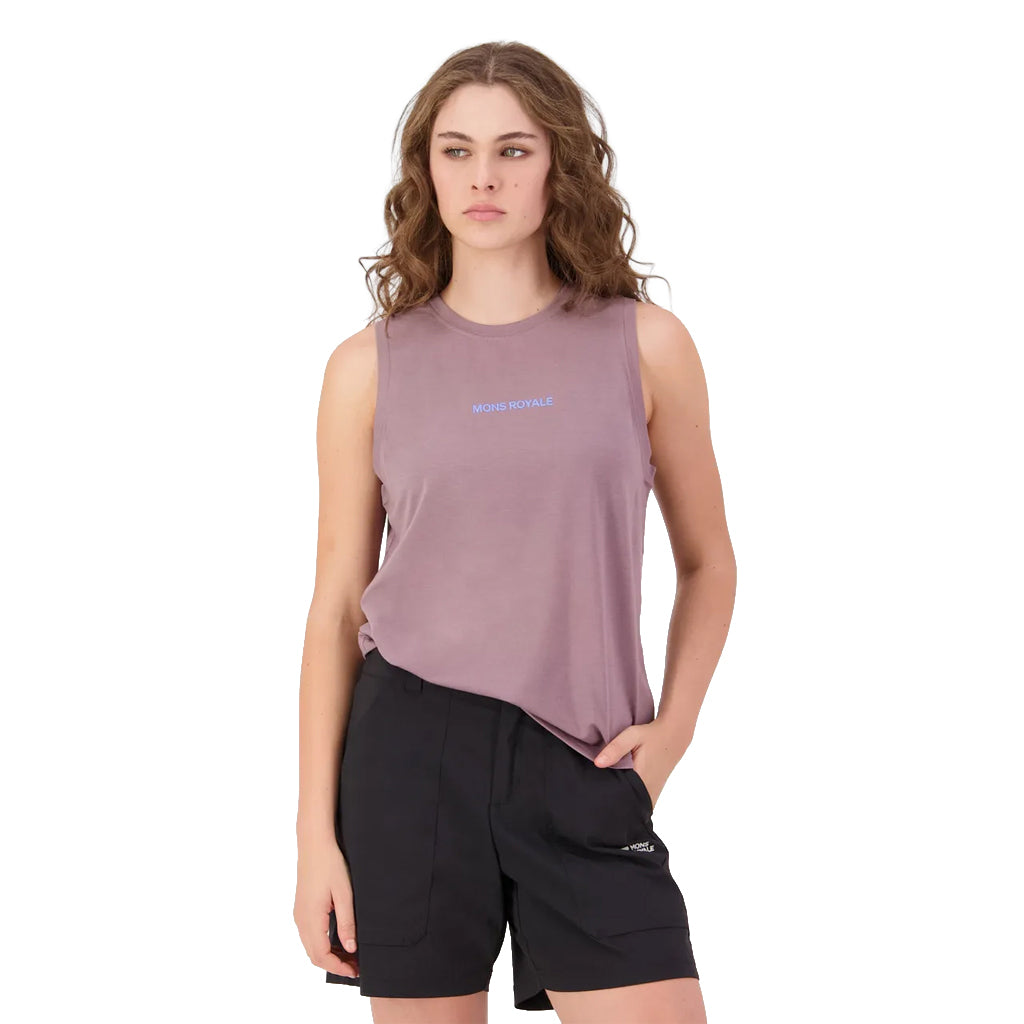 Icon Merino Tank - Dusty Mauve