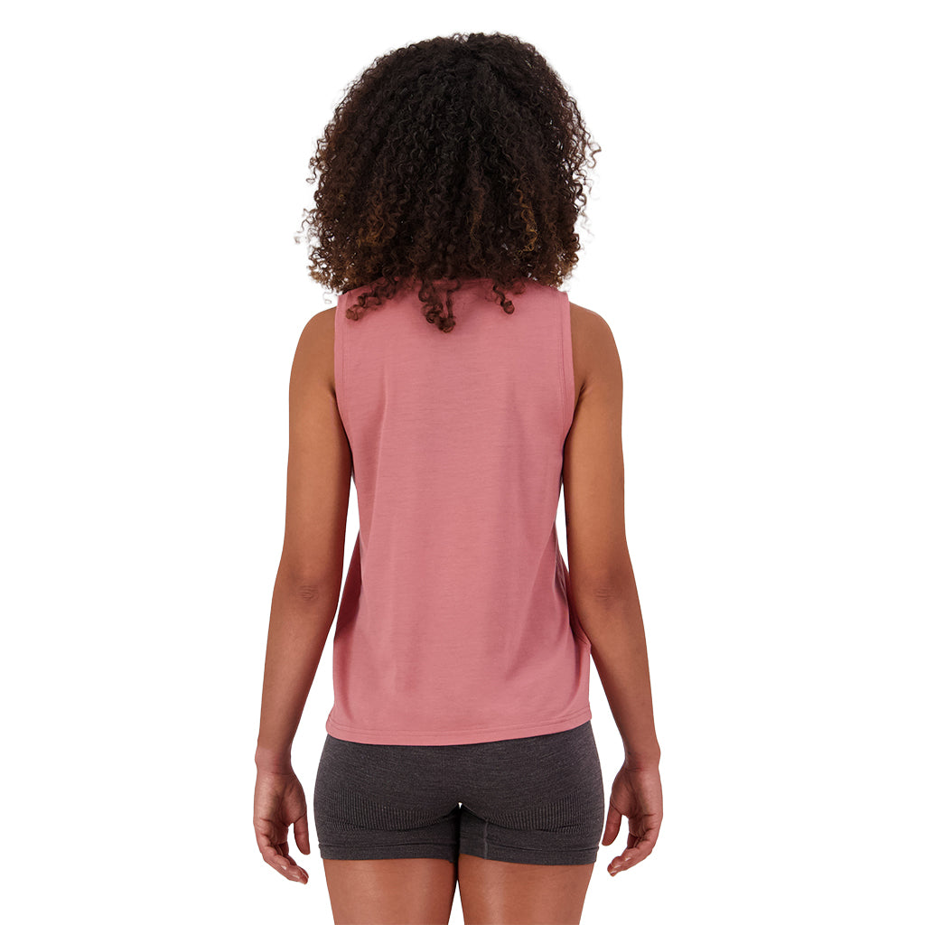 Icon Merino Tank - Canyon Rose