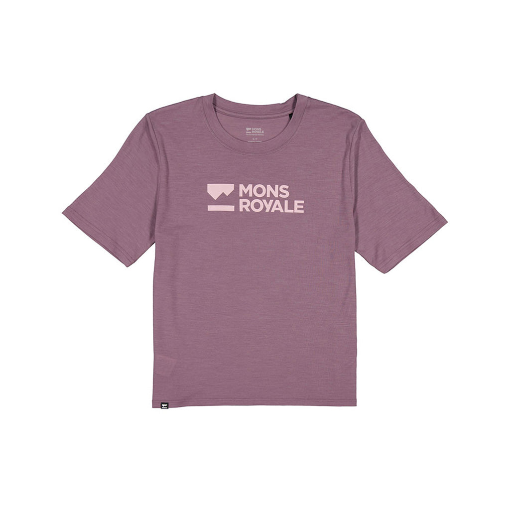 Womens Icon Merino T-Shirt Mauve