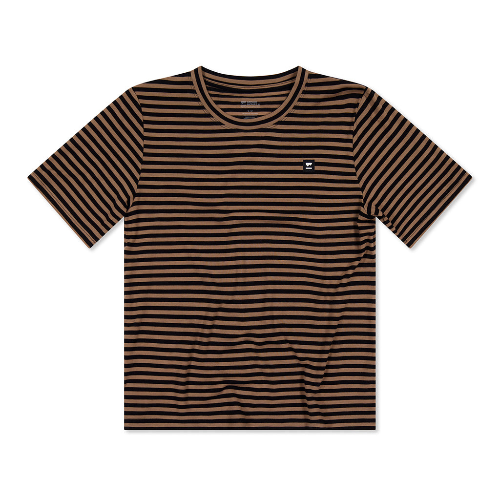Icon Merino T-Shirt - MR Stripe Toffee