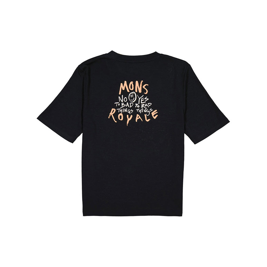 Womens Icon Merino T-Shirt Black