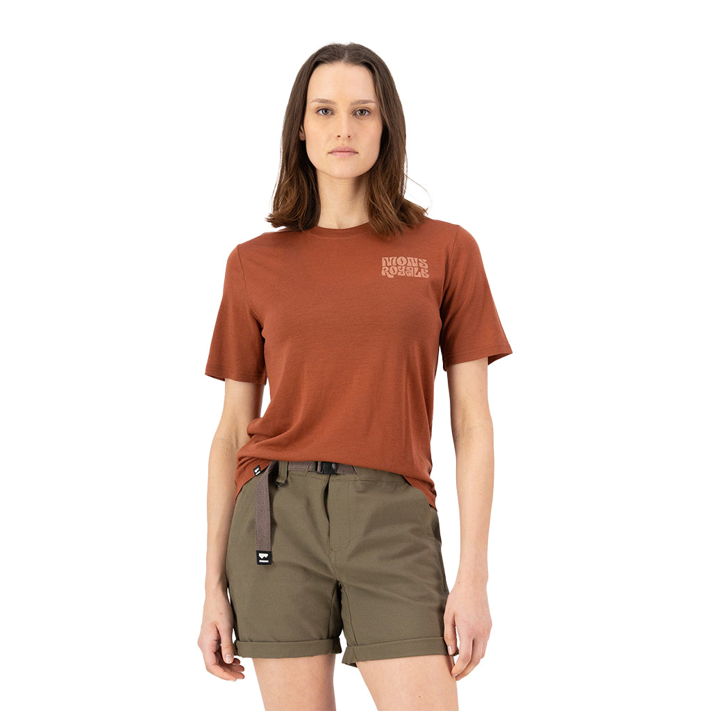 Icon Merino T-Shirt - Sienna