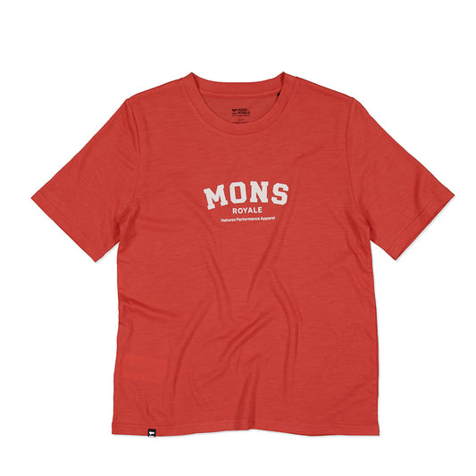 Icon Merino T-Shirt - Cranberry
