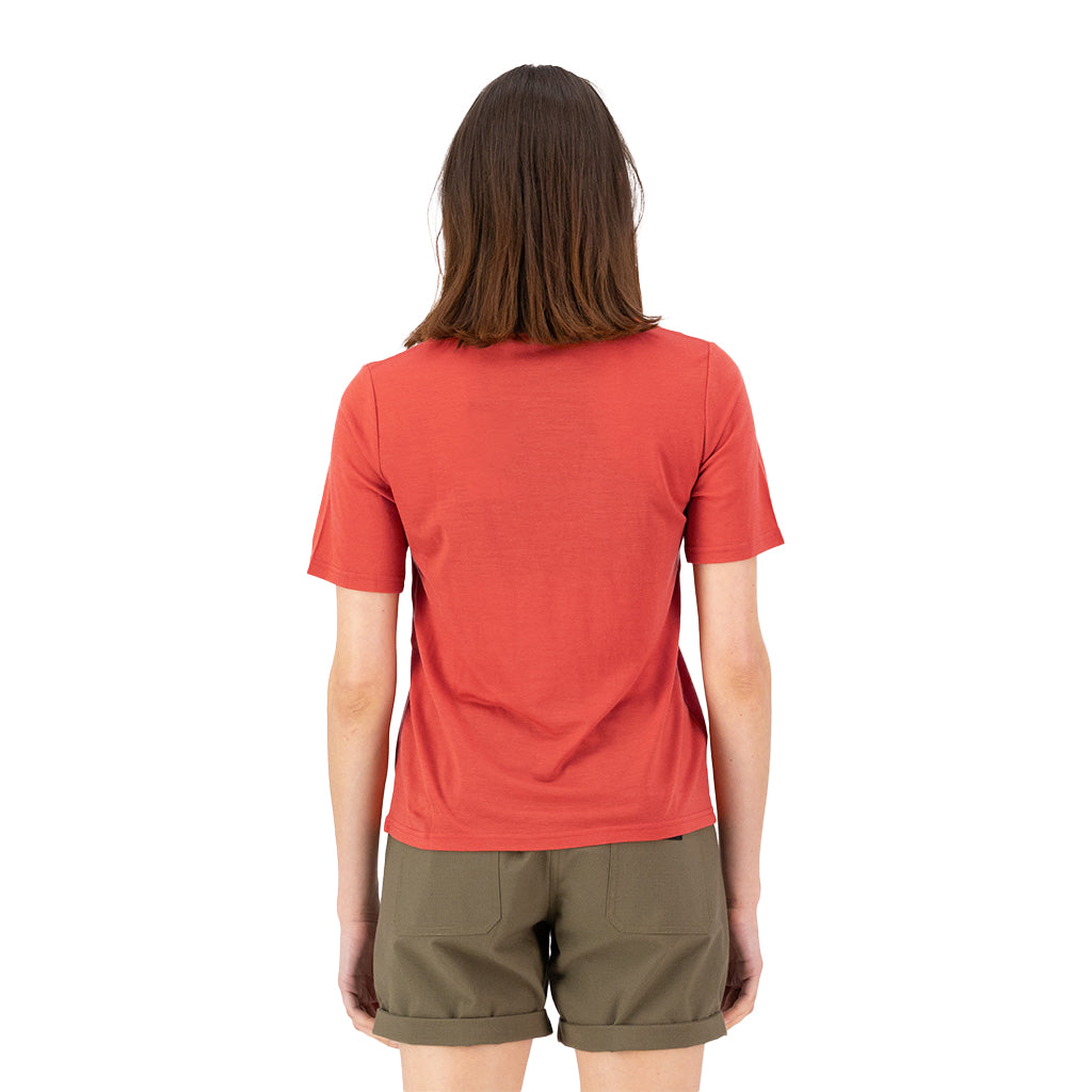 Icon Merino T-Shirt - Cranberry