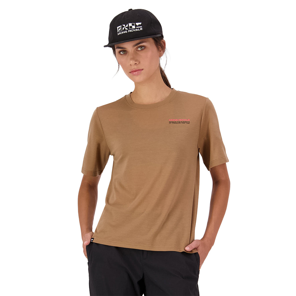Icon Merino T-Shirt - Toffee