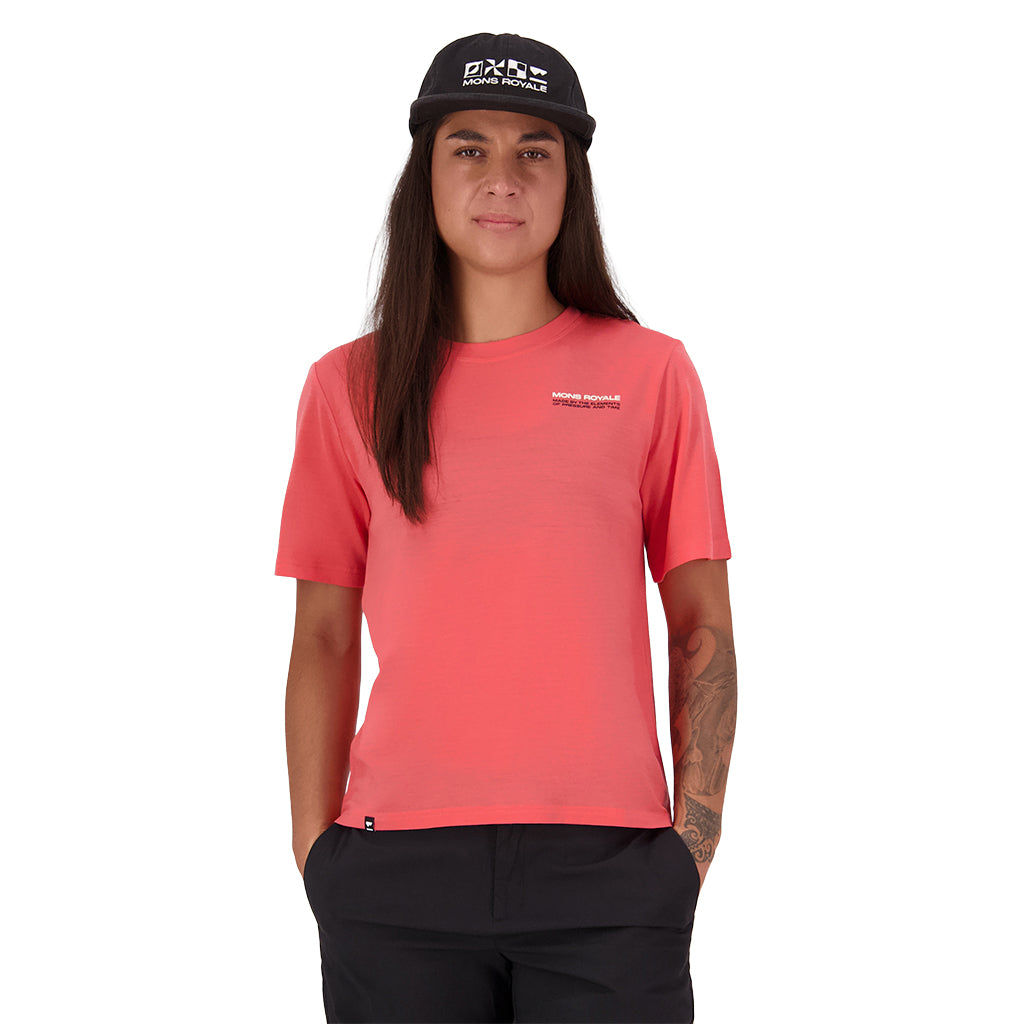 Icon Merino T-Shirt - Watermelon