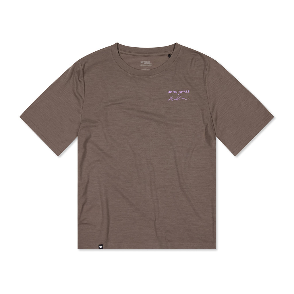 Icon Merino T-Shirt - Walnut