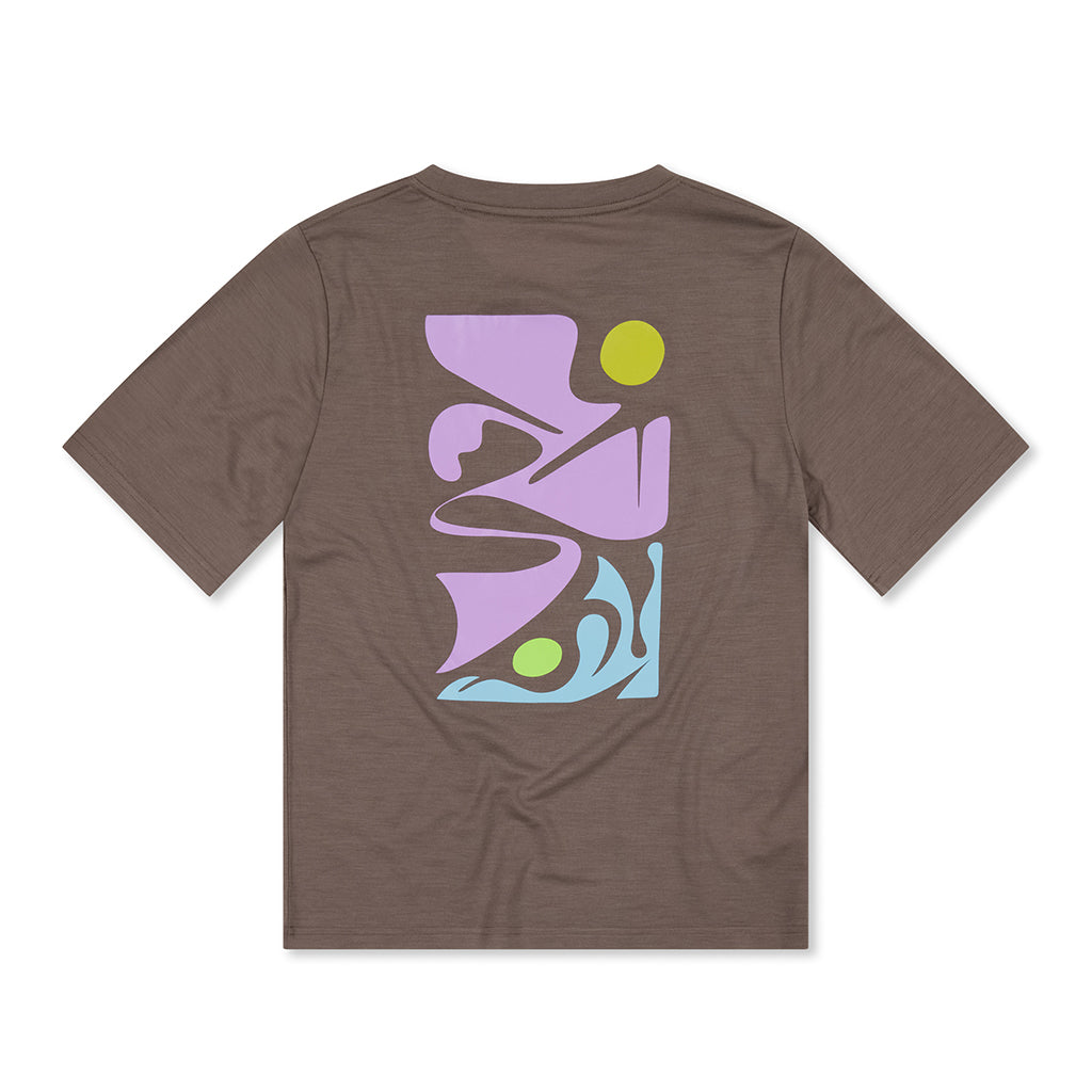 Icon Merino T-Shirt - Walnut