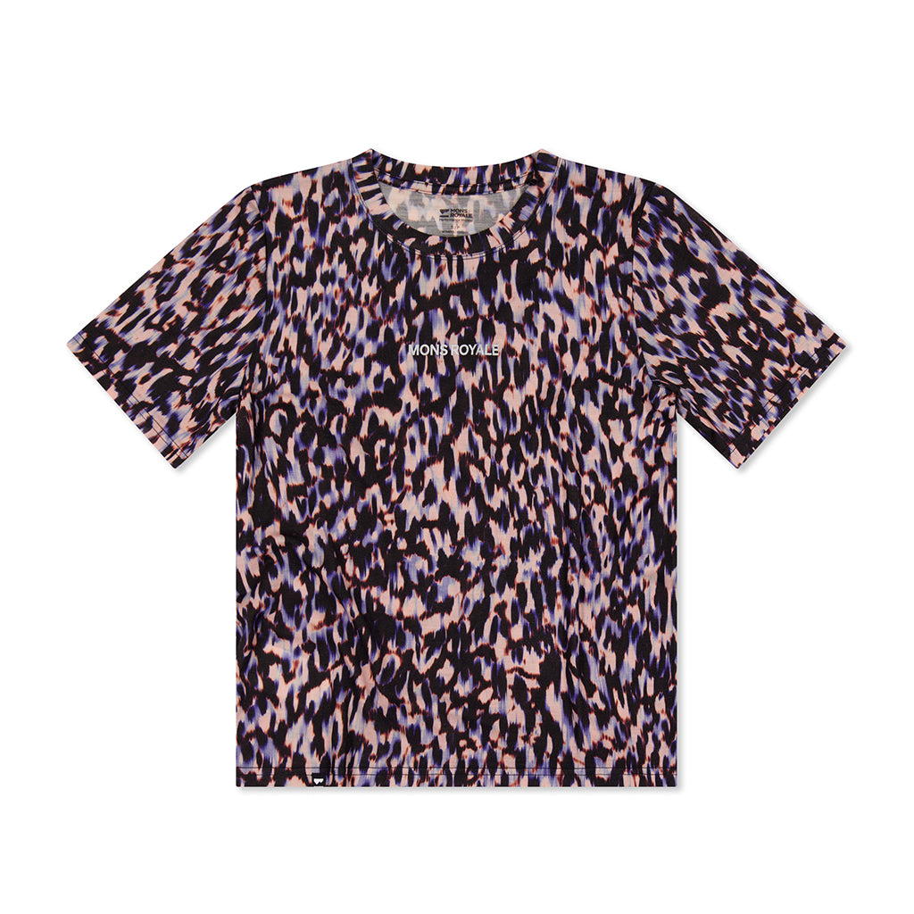 Icon Merino T-Shirt - Rock Leopard