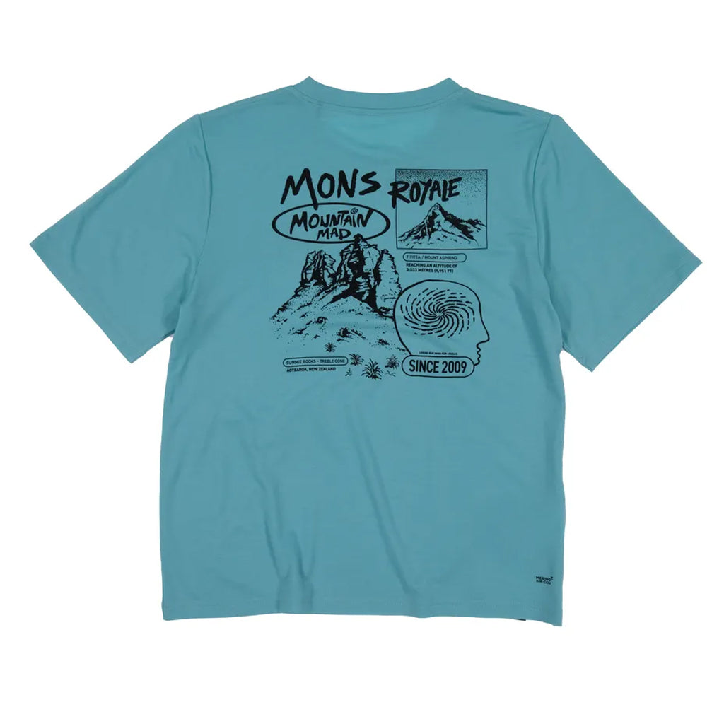 Icon Merino T-Shirt - Light Teal