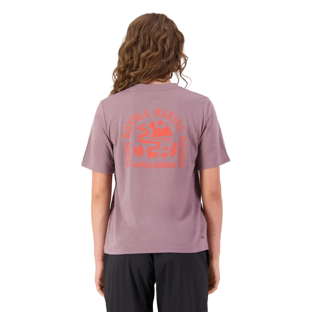 Icon Merino T-Shirt - Dusty Mauve
