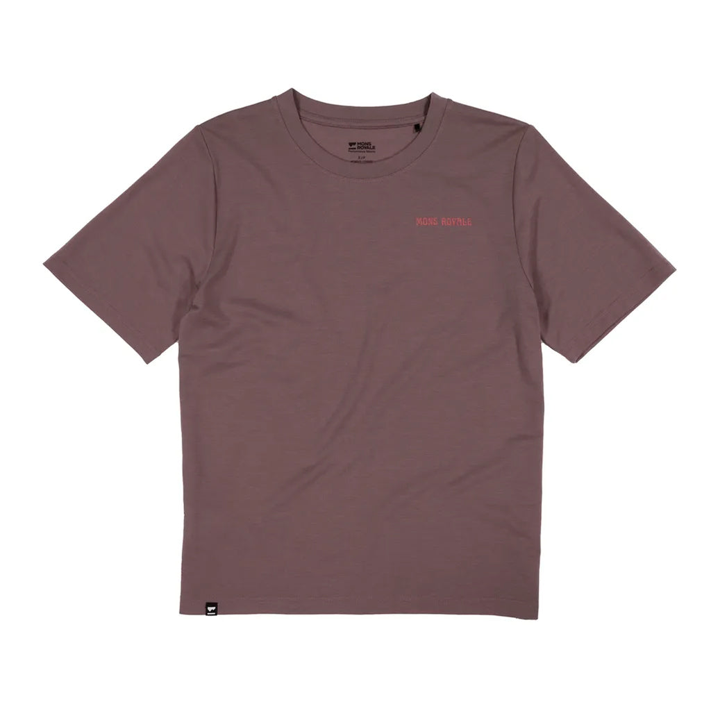 Icon Merino T-Shirt - Dusty Mauve