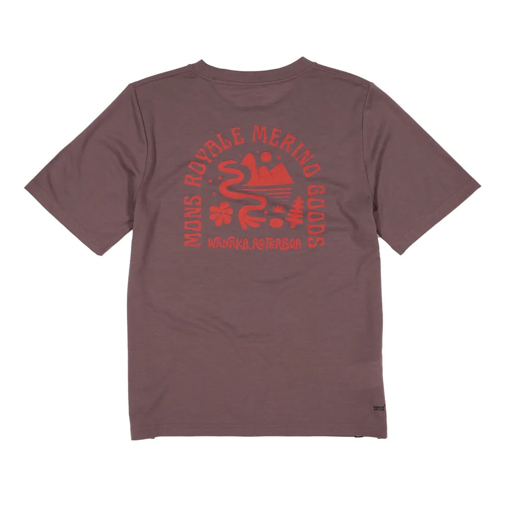 Icon Merino T-Shirt - Dusty Mauve