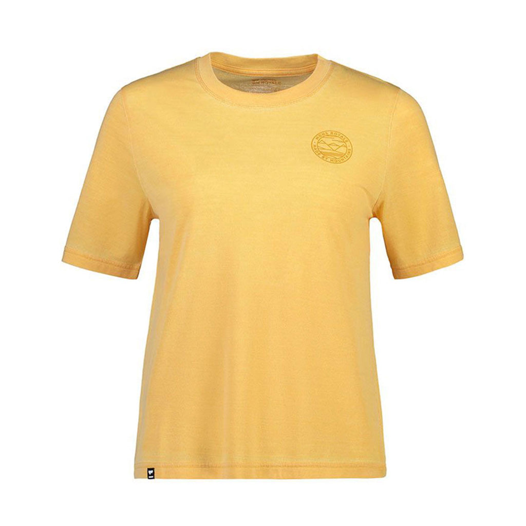 Icon Relaxed Tee Garment Dyed Washed Sunflower