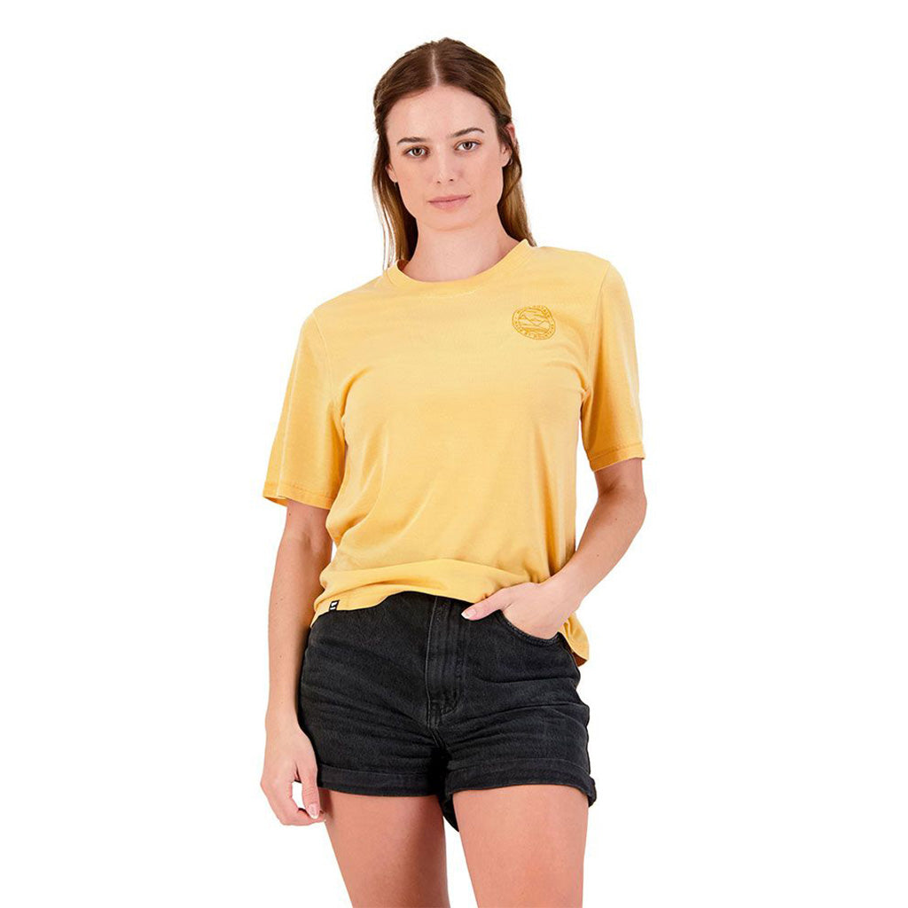 Icon Relaxed Tee Garment Dyed Washed Sunflower