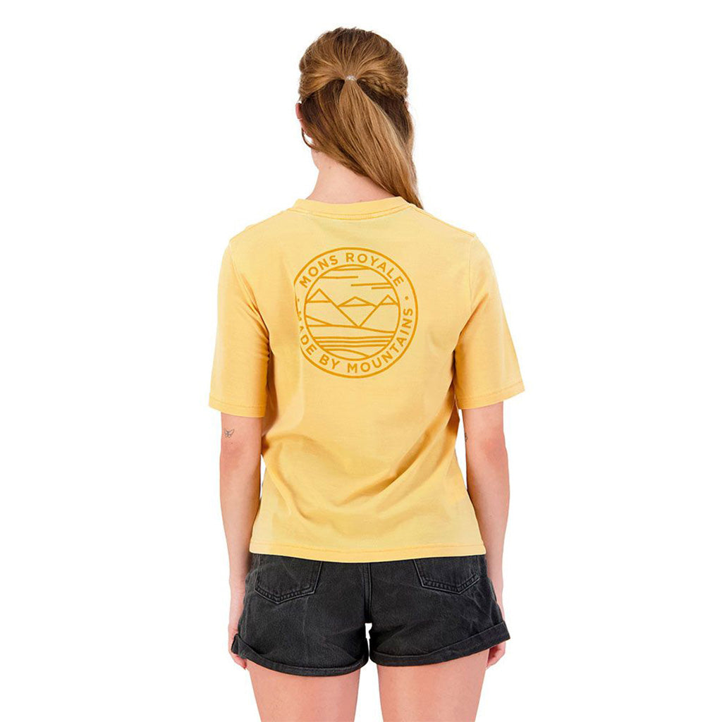 Icon Relaxed Tee Garment Dyed Washed Sunflower