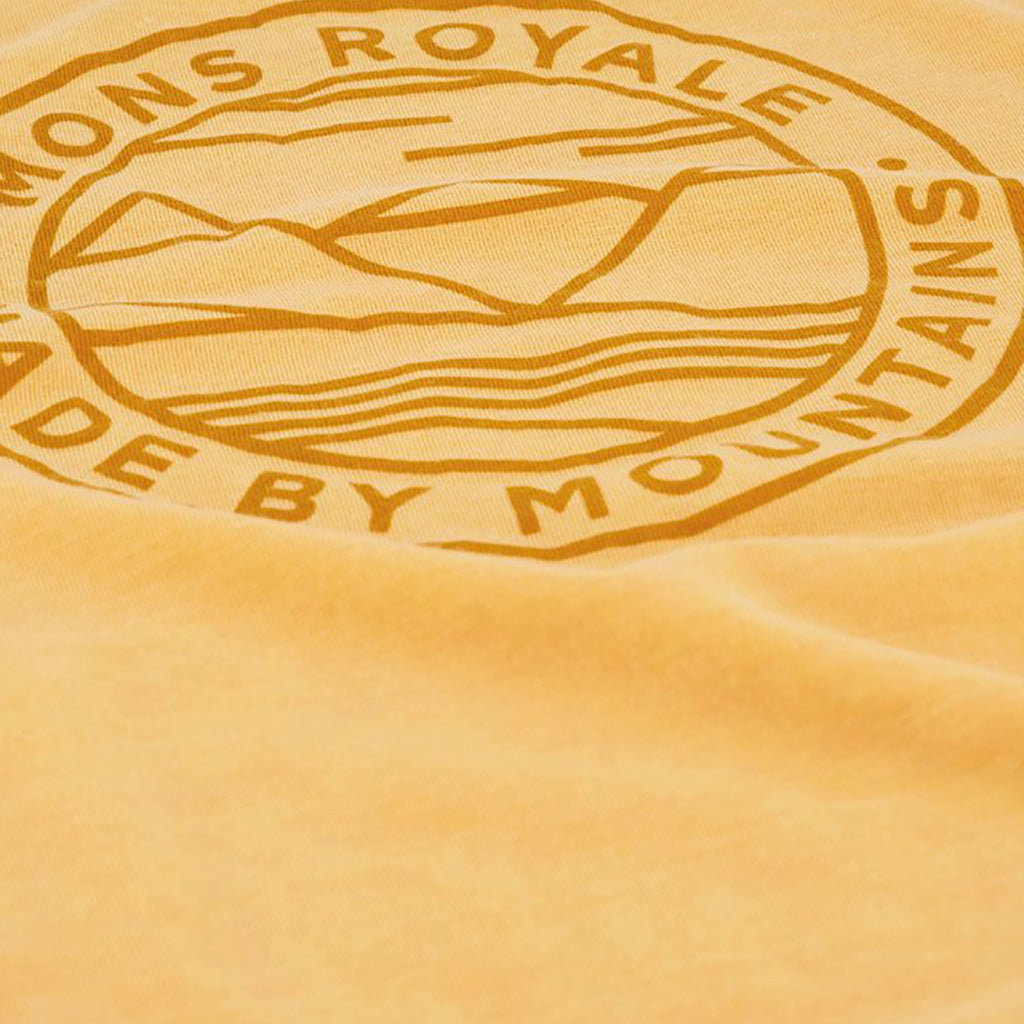 Icon Relaxed Tee Garment Dyed Washed Sunflower
