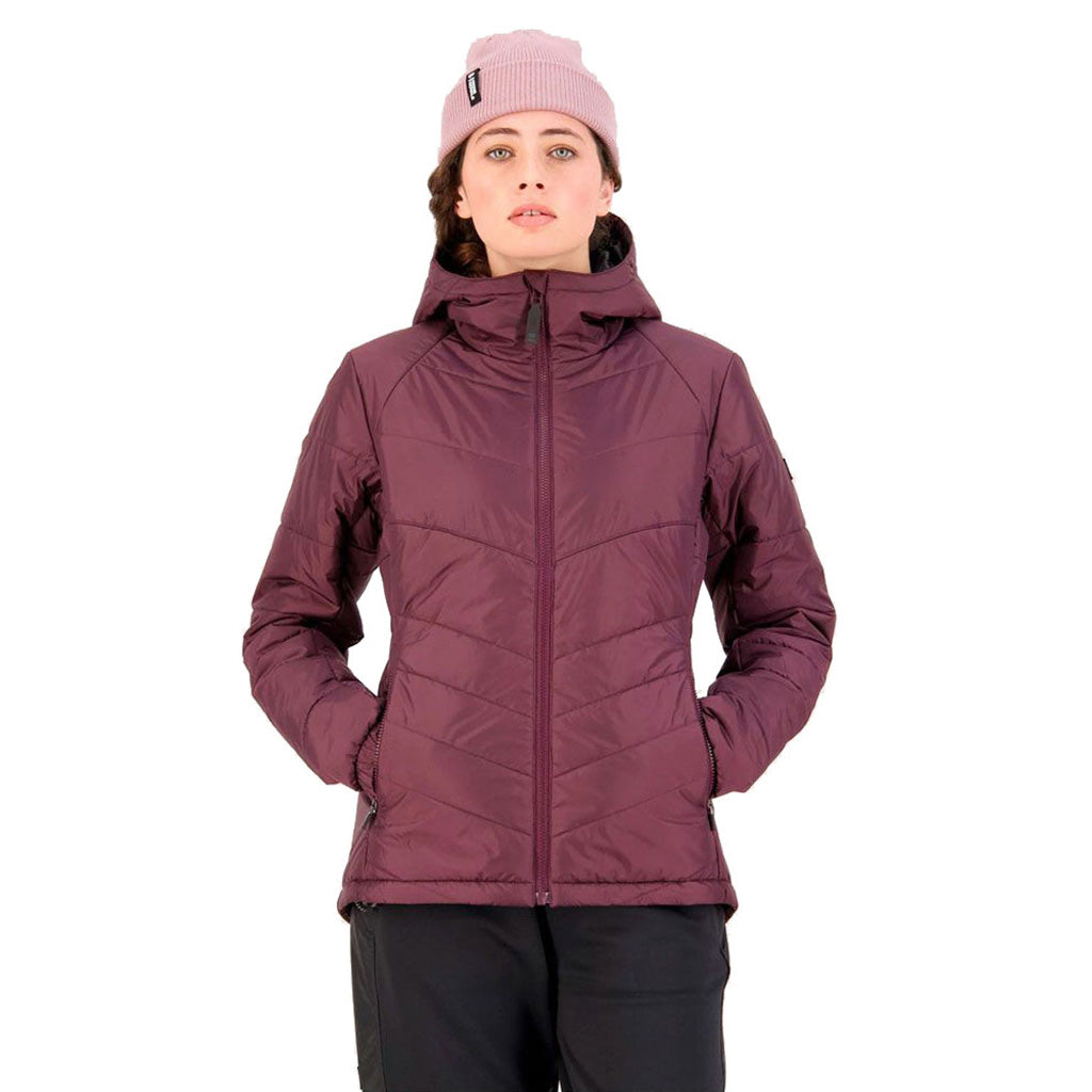 Nordkette Wool Insulation Hood Wine