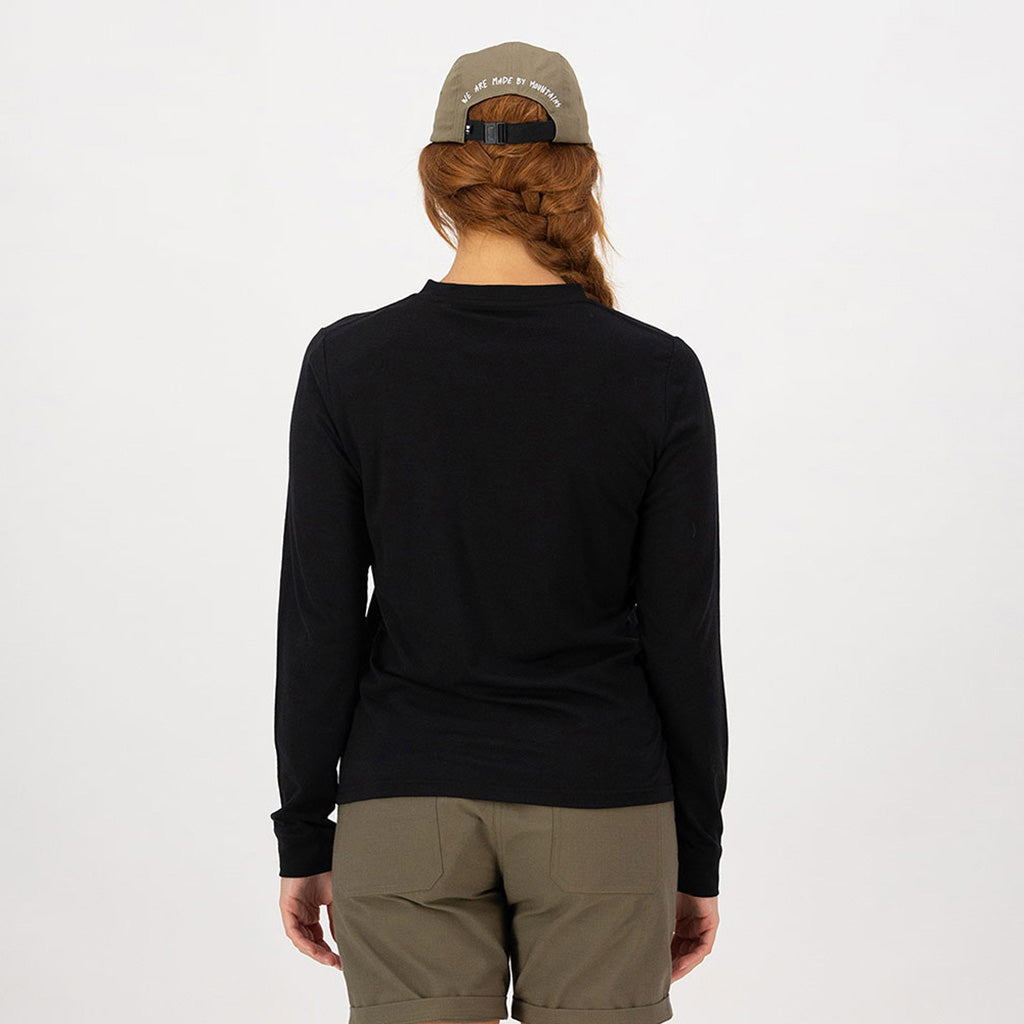 Womens Icon Merino Long Sleeve Black