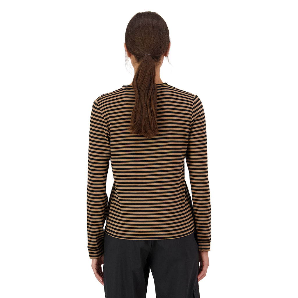 Icon Merino Long Sleeve - MR Stripe Toffee