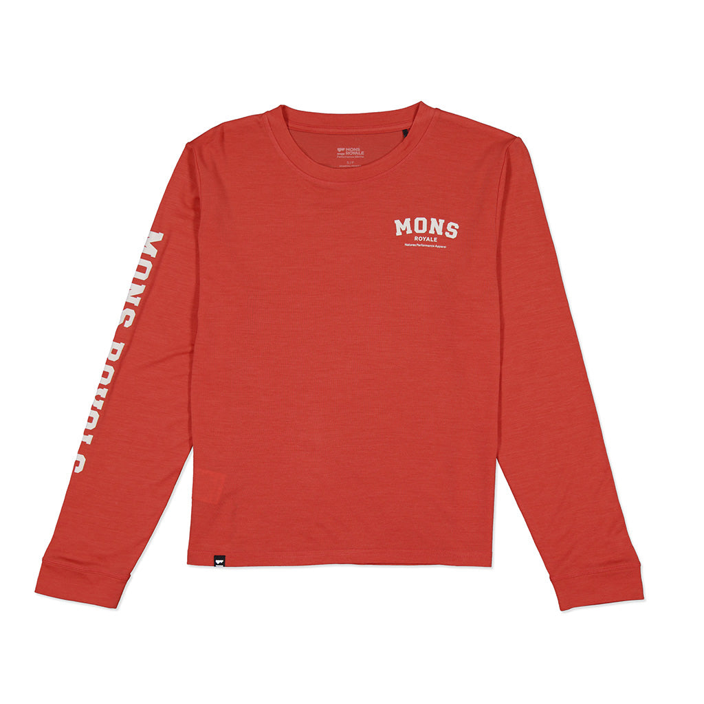 Icon Merino Long Sleeve - Cranberry