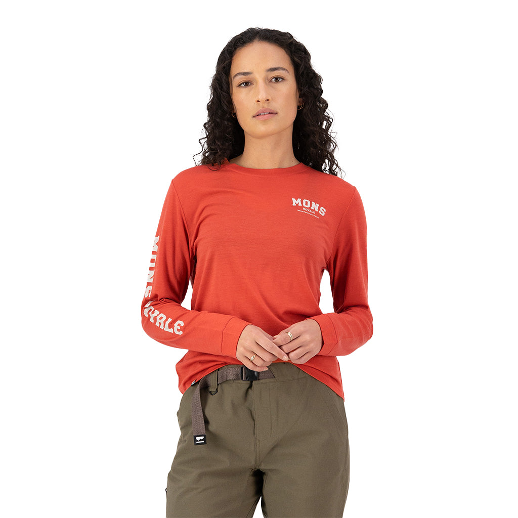Icon Merino Long Sleeve - Cranberry
