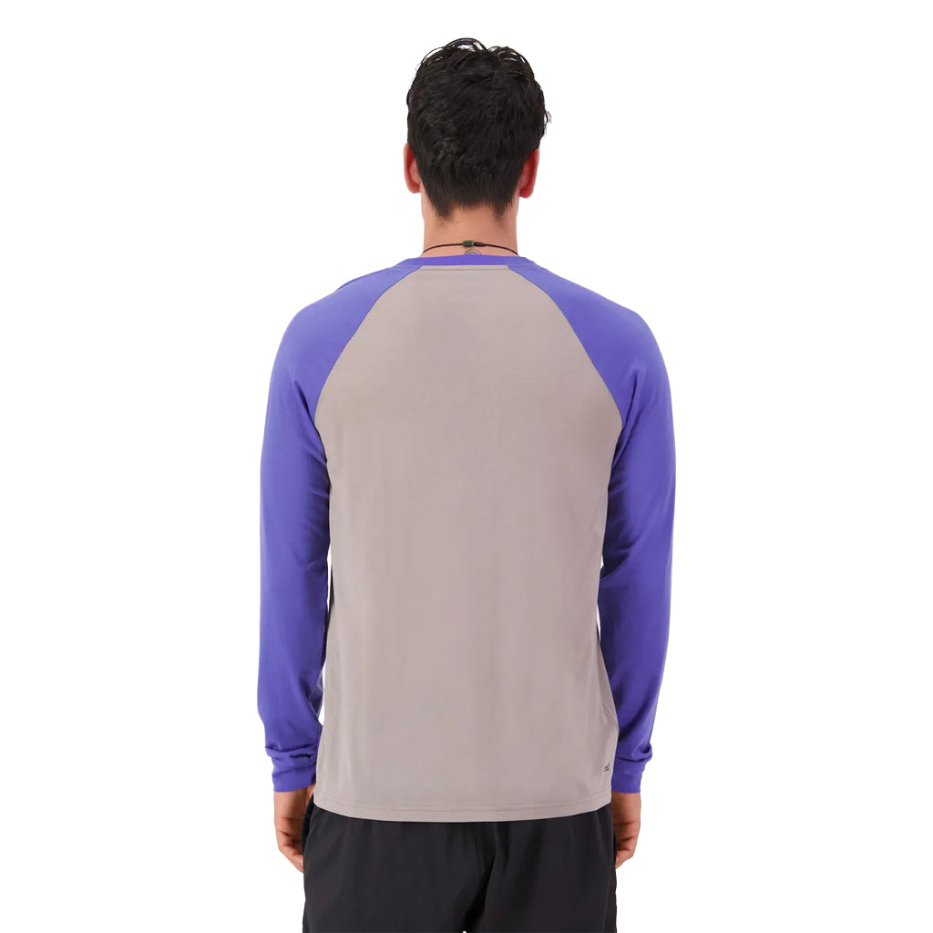 Icon Merino Raglan Long Sleeve - Blue Dusk/Cinder