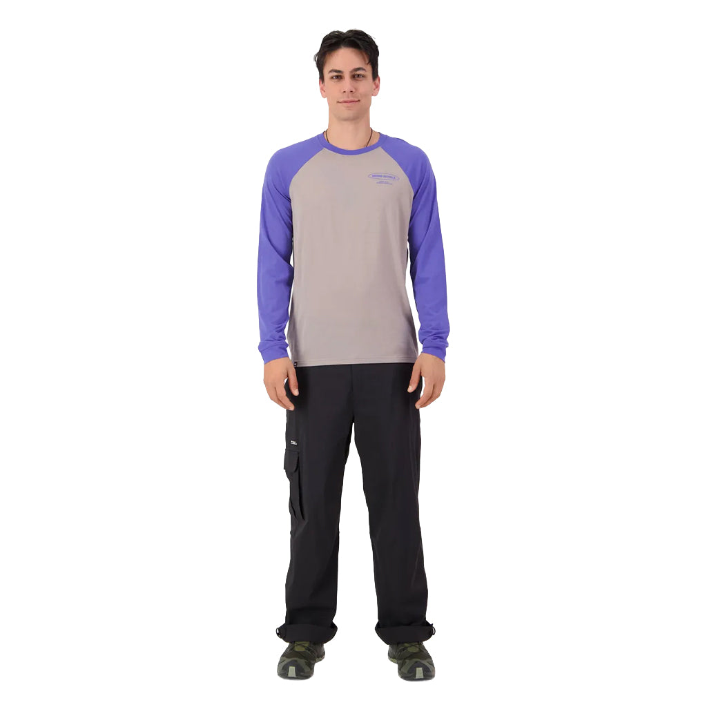 Icon Merino Raglan Long Sleeve - Blue Dusk/Cinder