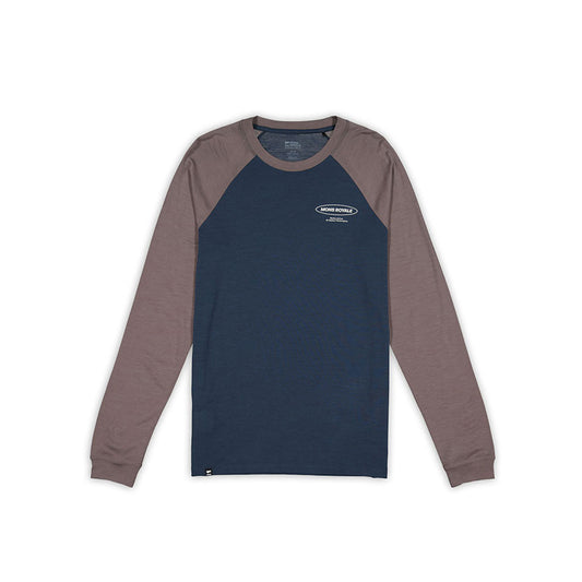 M's Icon Merino Raglan Long Sleeve Midnight / Iron