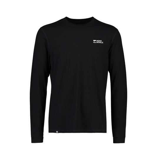 Cascade Merino Base Layer Long Sleeve - Black