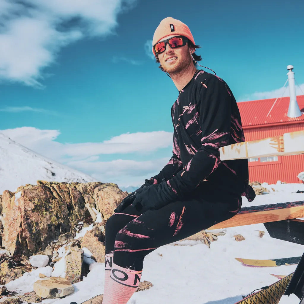Cascade Merino Base Layer Long Sleeve - Airbrush