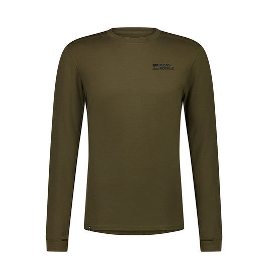 Cascade Merino Base Layer Long Sleeve - Dark Olive