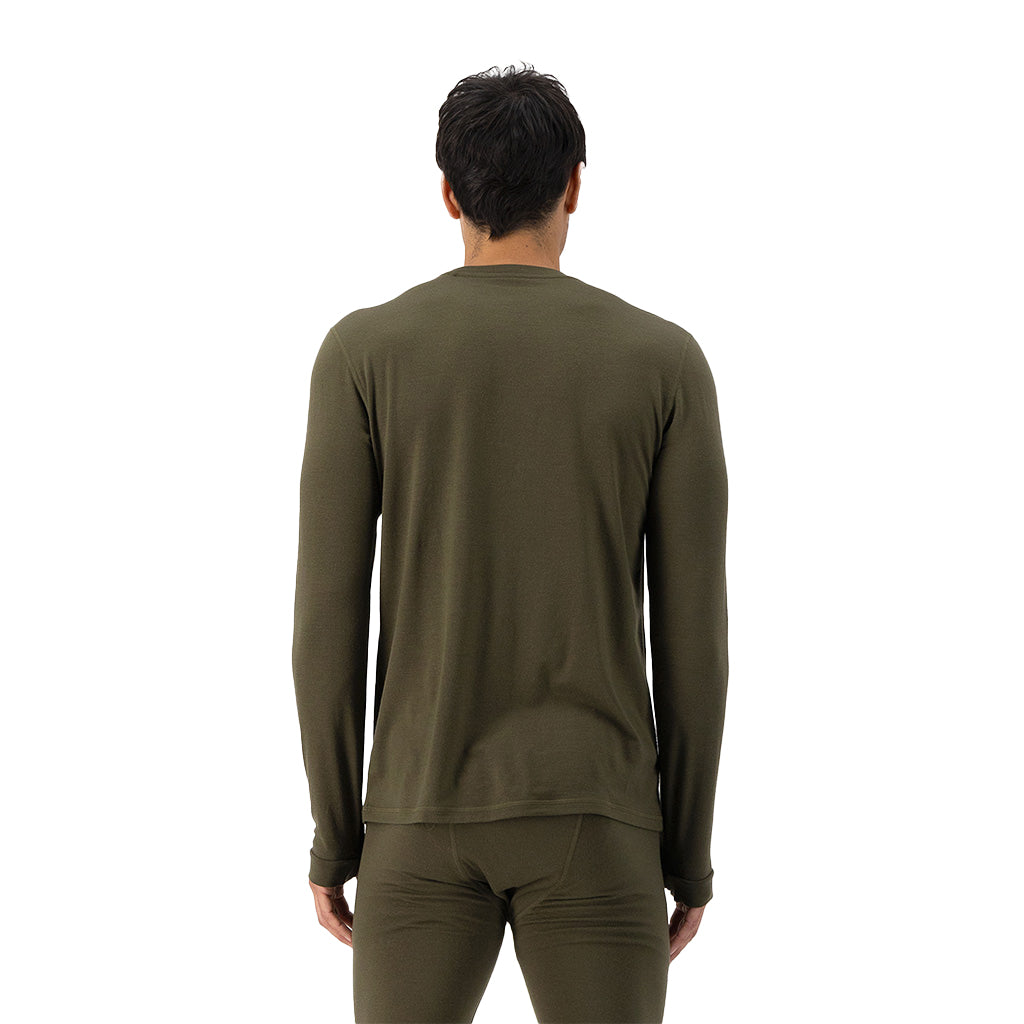 Cascade Merino Base Layer Long Sleeve - Dark Olive