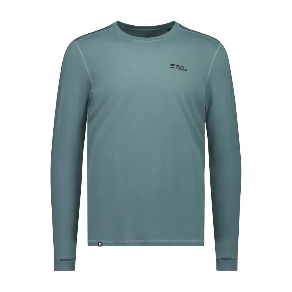 Cascade Merino Base Layer Long Sleeve - Burnt Sage