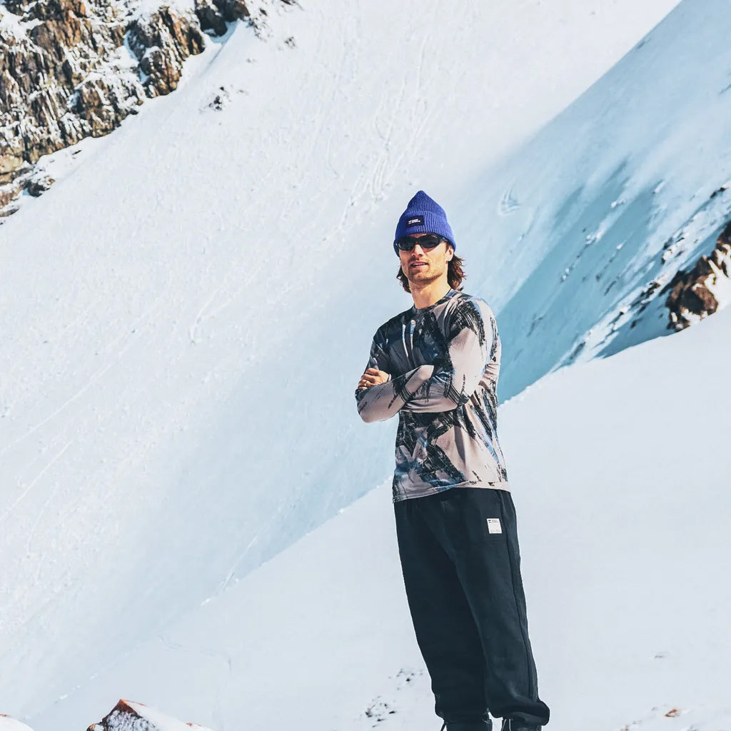 Cascade Merino Base Layer Long Sleeve - Paintbrush Blue