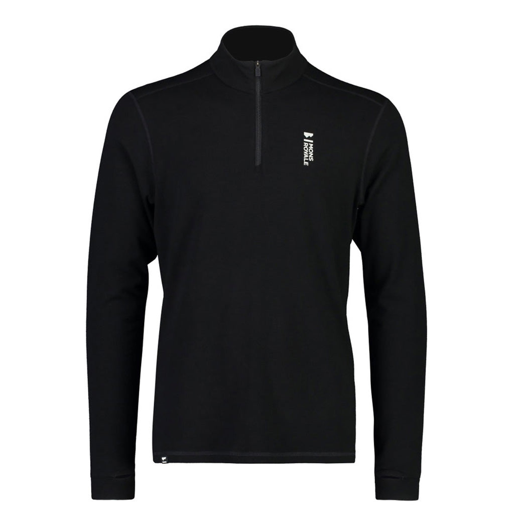 Cascade Merino Flex 200 1/4 Zip Black