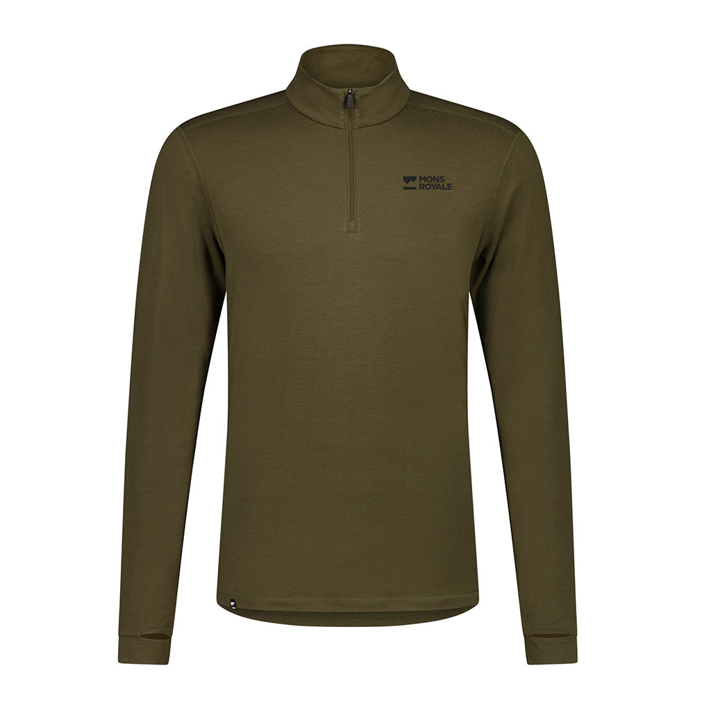 Cascade Merino Base Layer 1/4 Zip Long Sleeve - Da