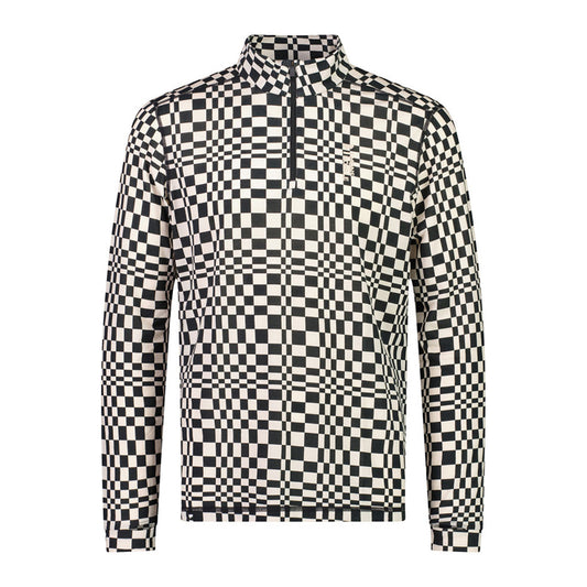 Cascade Merino Flex 200 1/4 Zip - Checkers