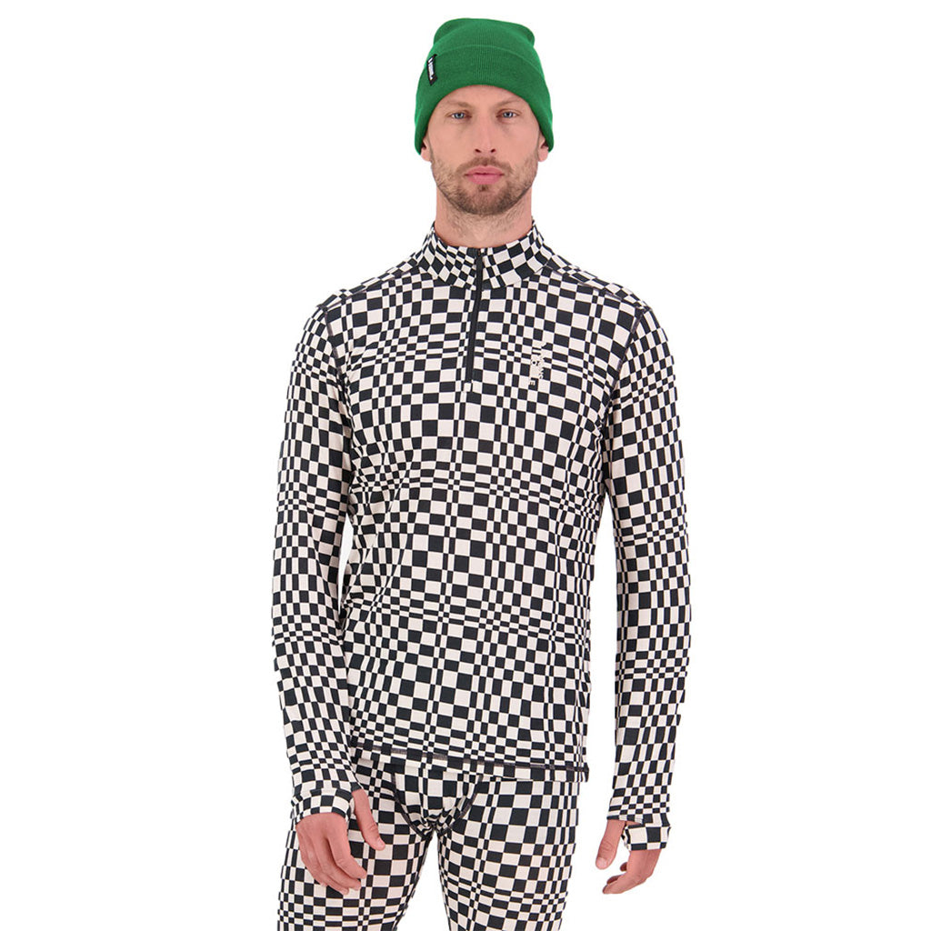 Cascade Merino Flex 200 1/4 Zip - Checkers