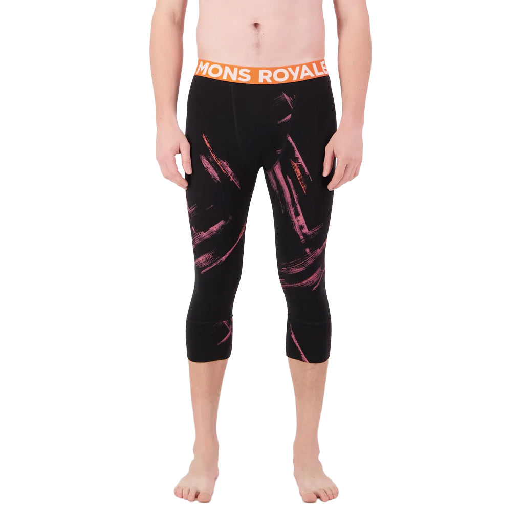 Cascade Merino Base Layer 3/4 Legging - Airbrush