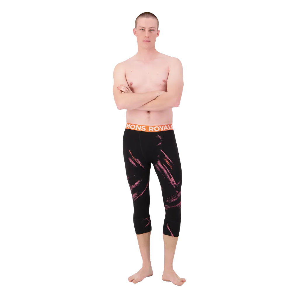 Cascade Merino Base Layer 3/4 Legging - Airbrush